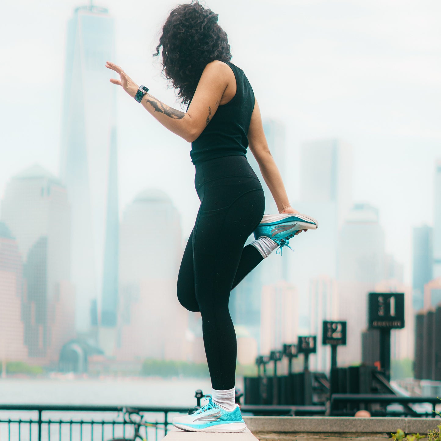 HORUS Blue Women Running Shoe