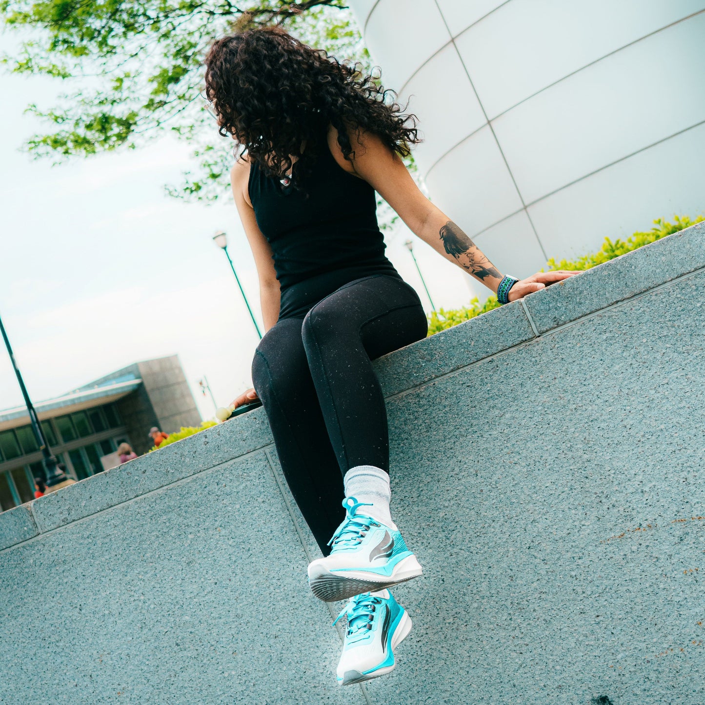 HORUS Blue Women Running Shoe